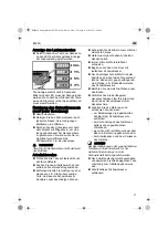 Предварительный просмотр 11 страницы FUXTEC E522D Original Operating Instructions