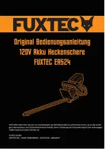 FUXTEC EA524 Manual preview