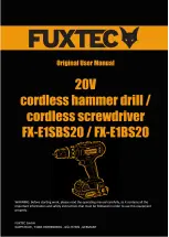 Preview for 1 page of FUXTEC FX-E1BS20 Original User Manual