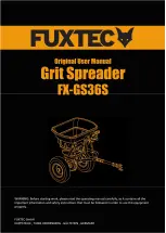 FUXTEC FX-GS36S Original User Manual preview