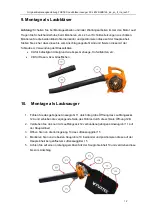 Preview for 12 page of FUXTEC FX-LB126 Original User Manual