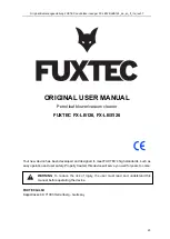 Preview for 23 page of FUXTEC FX-LB126 Original User Manual