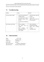 Предварительный просмотр 12 страницы FUXTEC K416 User Manual