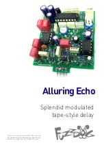 FuzzDog AlluringEcho Manual preview