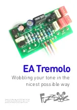 Preview for 1 page of FuzzDog EA Tremolo Manual