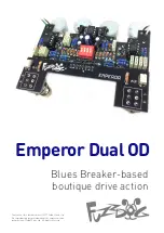 Предварительный просмотр 1 страницы FuzzDog Emperor Dual OD Manual