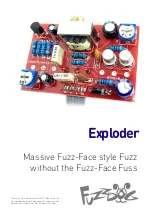 Preview for 1 page of FuzzDog Exploder Instruction Manual