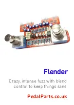 Preview for 1 page of FuzzDog Flender Manual