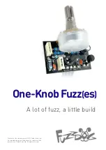 Preview for 1 page of FuzzDog One-Knob Fuzz(es) Quick Start Manual