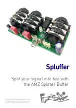 Preview for 1 page of FuzzDog Spluffer Quick Start Manual