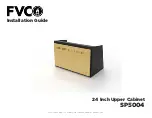 FVC 24 Inch Upper Cabinet Installation Manual предпросмотр