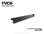 Preview for 1 page of FVC Low Pro Front Fairing Installation Manual