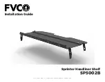 Preview for 1 page of FVC Sprinter Headliner Shelf Installation Manual