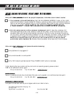 Preview for 12 page of FWE Air Supremacy Air Screen ASU-9 Installation Manual & Operating Instructions