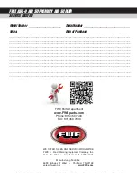 Preview for 20 page of FWE Air Supremacy Air Screen ASU-9 Installation Manual & Operating Instructions