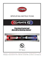 FWE Clymate IQ PHTT Operating Instructions Manual preview
