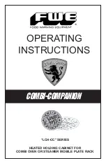 Preview for 1 page of FWE COMBI-COMPANION LCH-CC Series Operating Instructions Manual