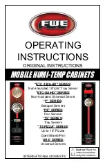 FWE ETC-1826-HD Series Operating Instructions Manual preview