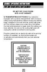 Preview for 7 page of FWE FOOD SENTRY BT Series Operating Instructions Manual