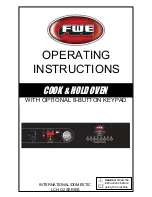 Предварительный просмотр 1 страницы FWE LCH-G2 Series Operating Instructions Manual