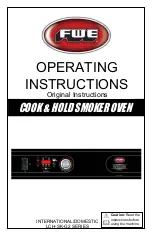 Preview for 1 page of FWE LCH-SK-G Series Operating Instructions Manual