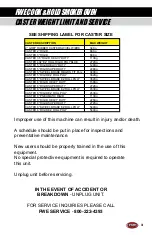 Preview for 3 page of FWE LCH-SK-G Series Operating Instructions Manual