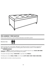 Preview for 1 page of FWG Skye Ottoman Box Quick Start Manual