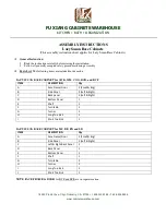 Preview for 1 page of FX Cabinets Warehouse Lazy Susan Series Assembly Instructions