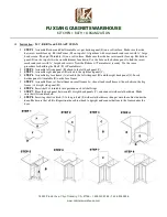 Preview for 3 page of FX Cabinets Warehouse Lazy Susan Series Assembly Instructions