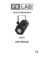 Предварительный просмотр 1 страницы FX LAB Vasto G017A User Manual