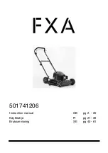 Предварительный просмотр 1 страницы FXA 501741206 Instruction Manual