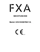 Предварительный просмотр 12 страницы FXA 501815000 Manual