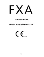 Preview for 54 page of FXA 501815000 Manual