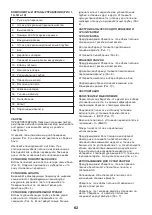 Предварительный просмотр 62 страницы FXA 502208640 Instruction Manual