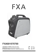 FXA FXA501575750 Instruction Manual предпросмотр