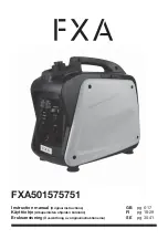 FXA FXA501575751 Instruction Manual preview