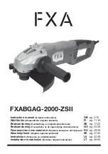 FXA FXABGAG-2000-ZSII Instruction Manual preview