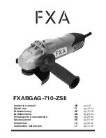 FXA FXABGAG-710-ZSII Instruction Manual preview