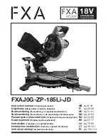 Preview for 1 page of FXA FXAJ0G-ZP-185Li-JD Instruction Manual