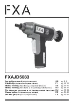 Предварительный просмотр 1 страницы FXA FXAJD5033 Instruction Manual