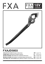 FXA FXAJD5803 Instruction Manual preview