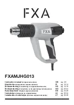 FXA FXAMJHG013 Instruction Manual предпросмотр