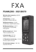 FXA FXAMLD50 Instruction Manual preview