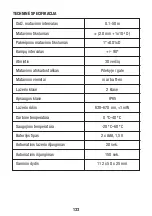 Preview for 133 page of FXA FXAMLD50 Instruction Manual