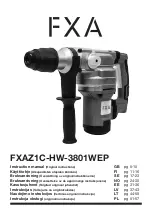 FXA FXAZ1C-HW-3801WEP Instruction Manual предпросмотр