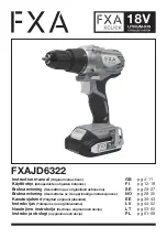 FXA XCLICK FXAJD6322 Instruction Manual preview