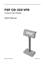 FXP CD-220 VFD User Manual preview