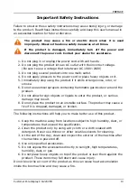 Preview for 4 page of FXP CD-220 VFD User Manual