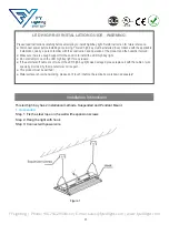 Preview for 2 page of FY Lighting LED High Bay Installation Instructions