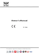 FY-TECH FY-7000 Owner'S Manual предпросмотр